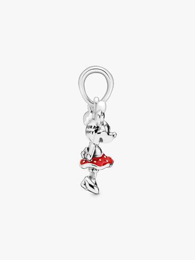 Disney Minnie silver pendant with red enamel