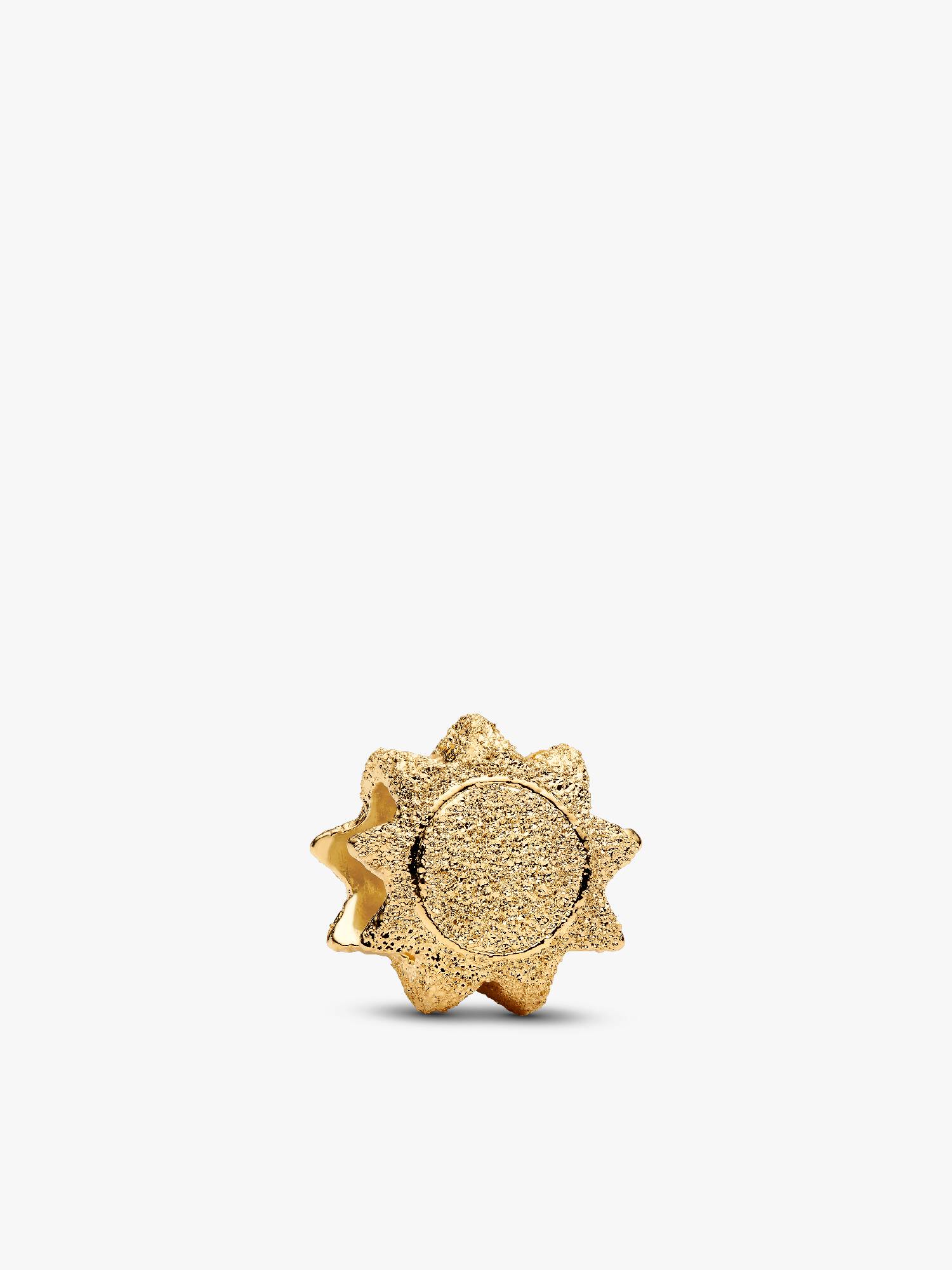 Mini charm texturizado do sol