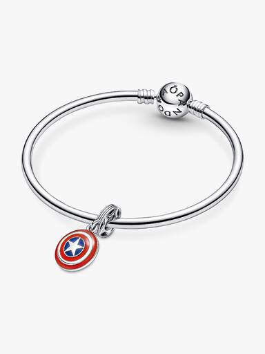 Charm Escudo do Capitão América dos Vingadores