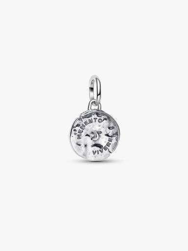Charm Medalhão de Cobra Entrelaçada