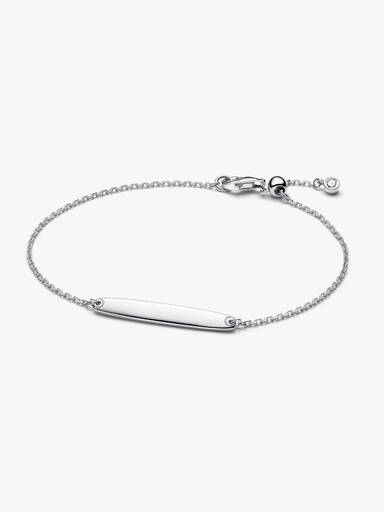 Braceletee de Corrente com Barra Grabable