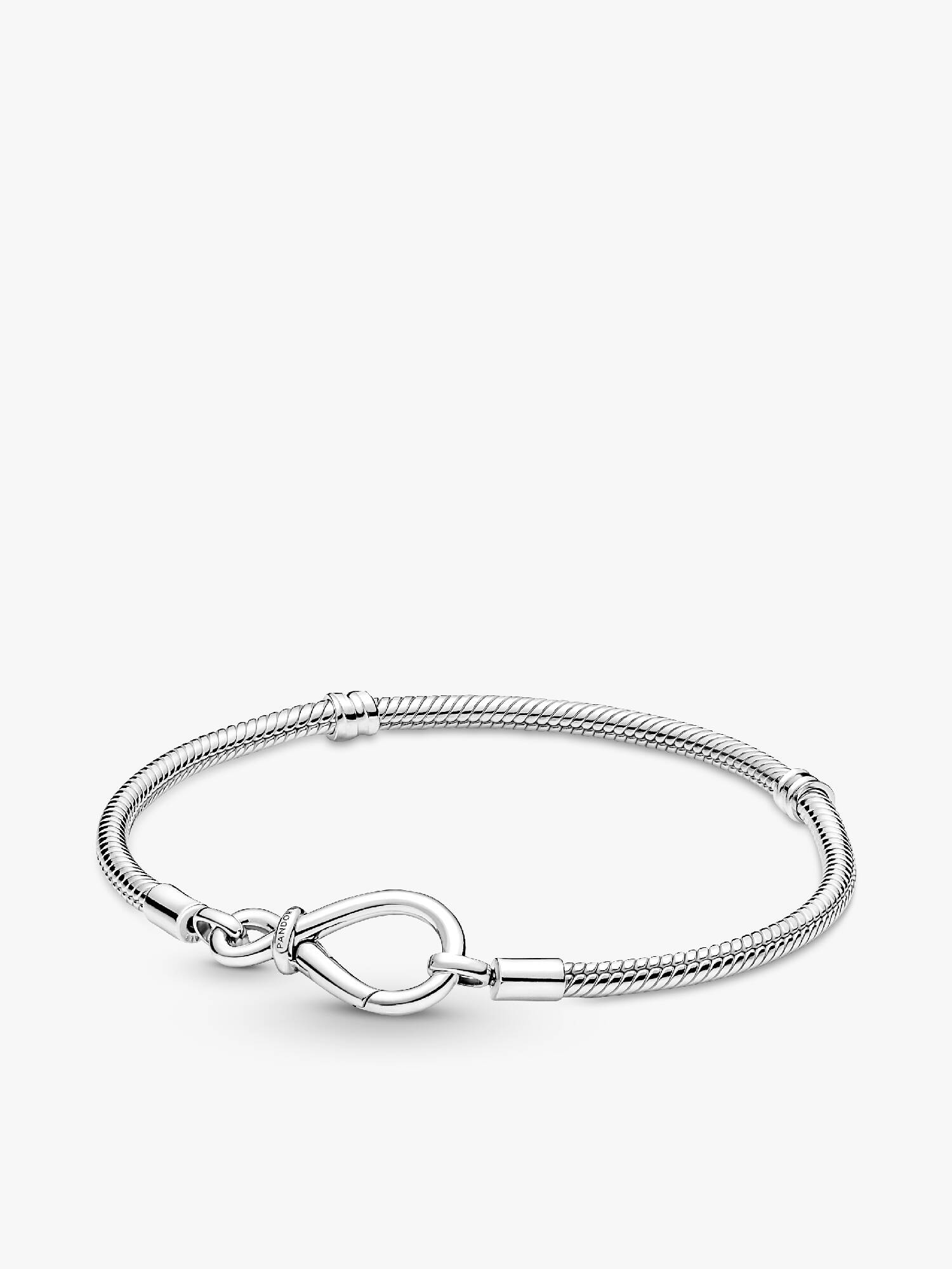 Pulseira Corrente Snake com Fecho Infinito Assimétrico