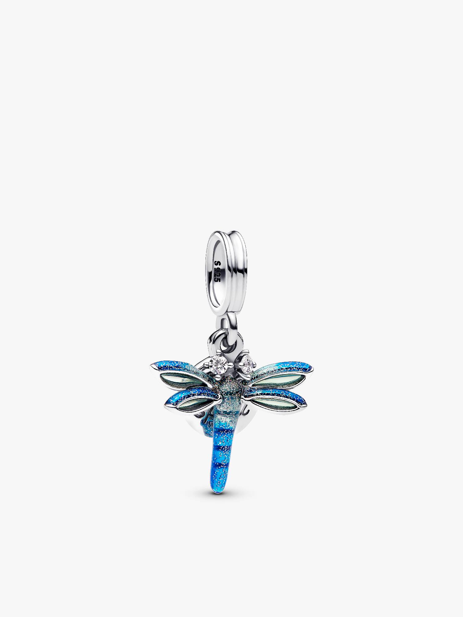 Charm pendente duplo de libélula