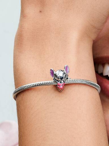 Charm de bolo de aniversário Disney Stitch