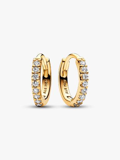 Brincos de Argola em Pavé