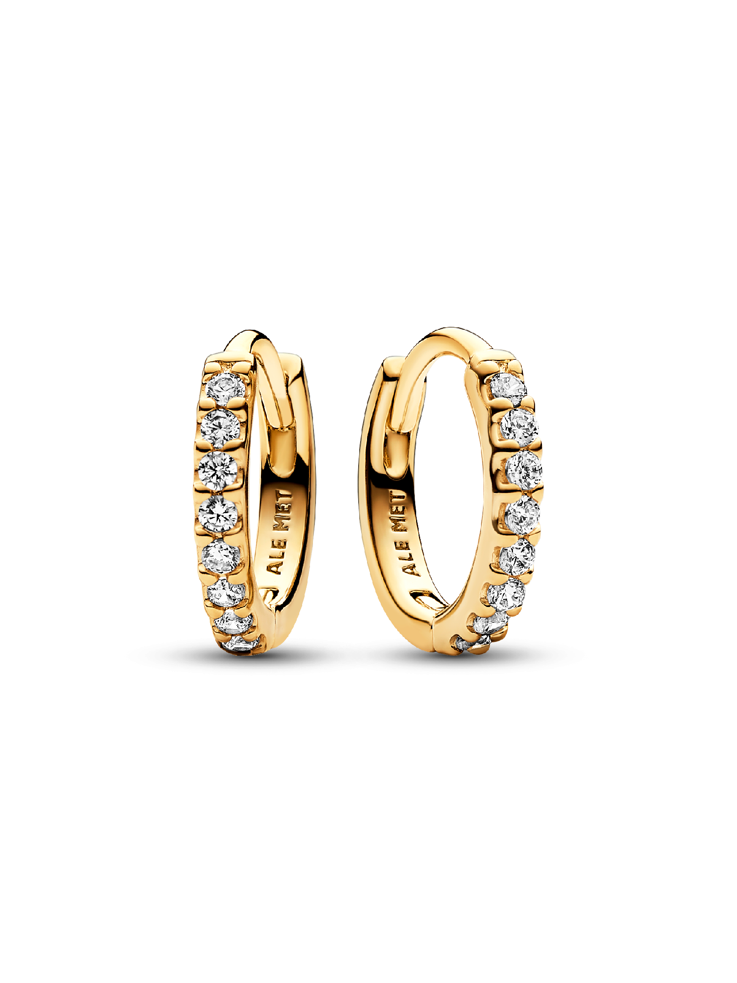 Brincos de Argola em Pavé