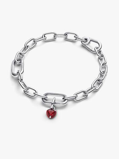 Mini Charm Pendente Coração Chakra Vermelho Pandora Me