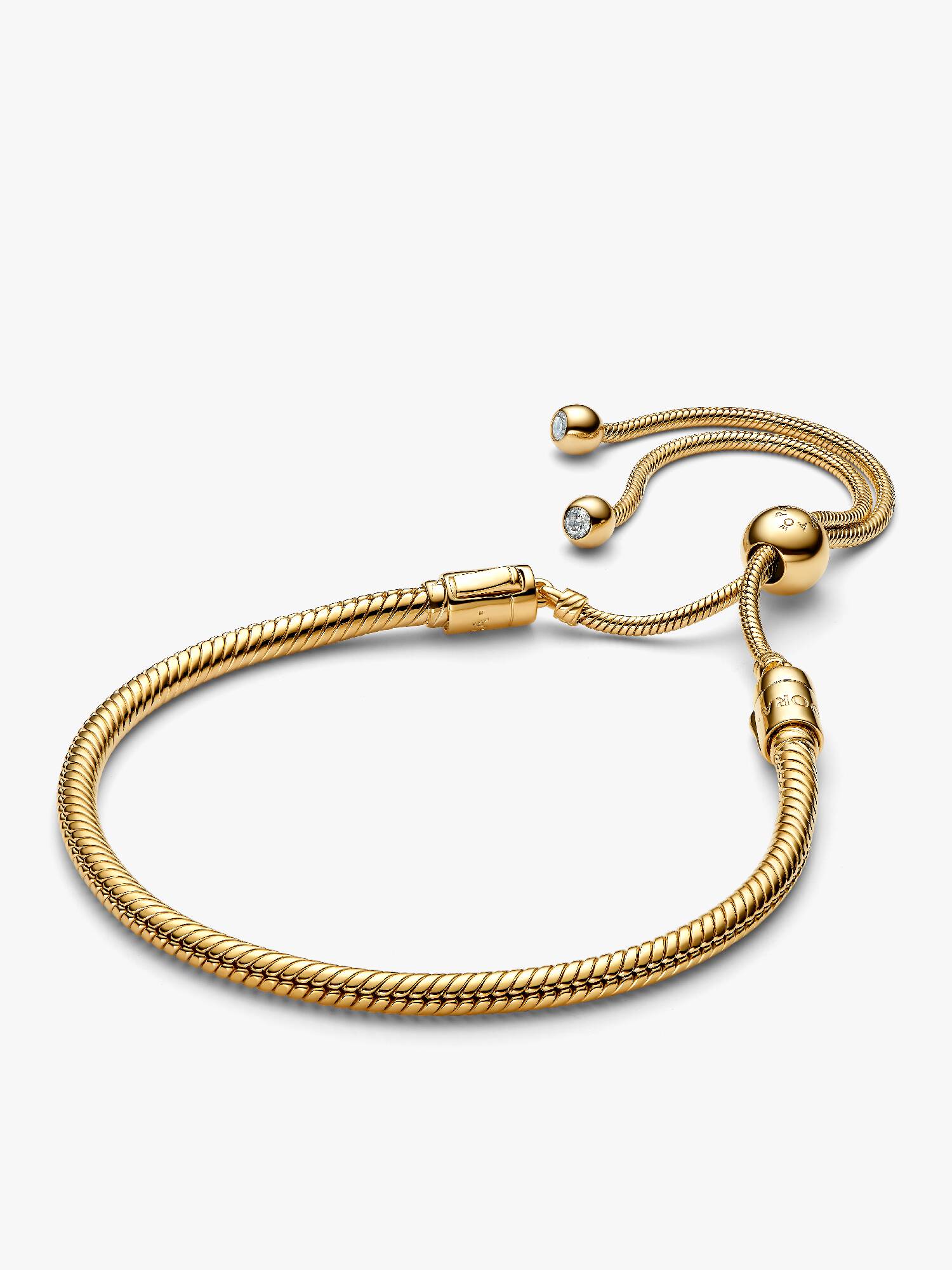 Pulseira Corrente Snake com Fecho Deslizante