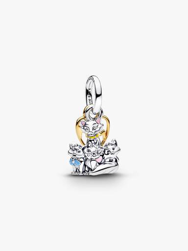 Charm pendente da Duquesa e dos gatinhos de “Aristogatas” da Disney.