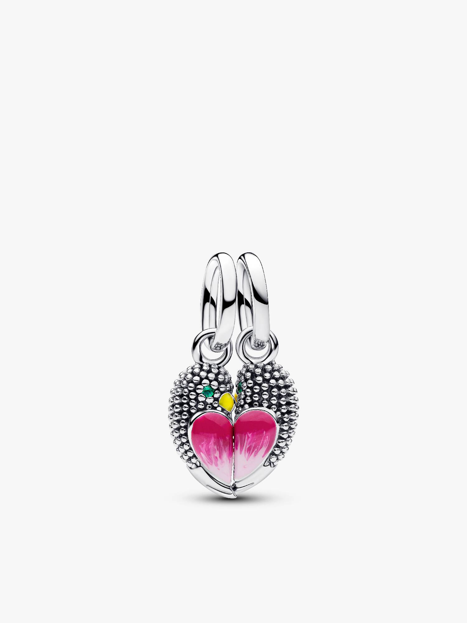 Charm pendente divisível de pássaros do amor.