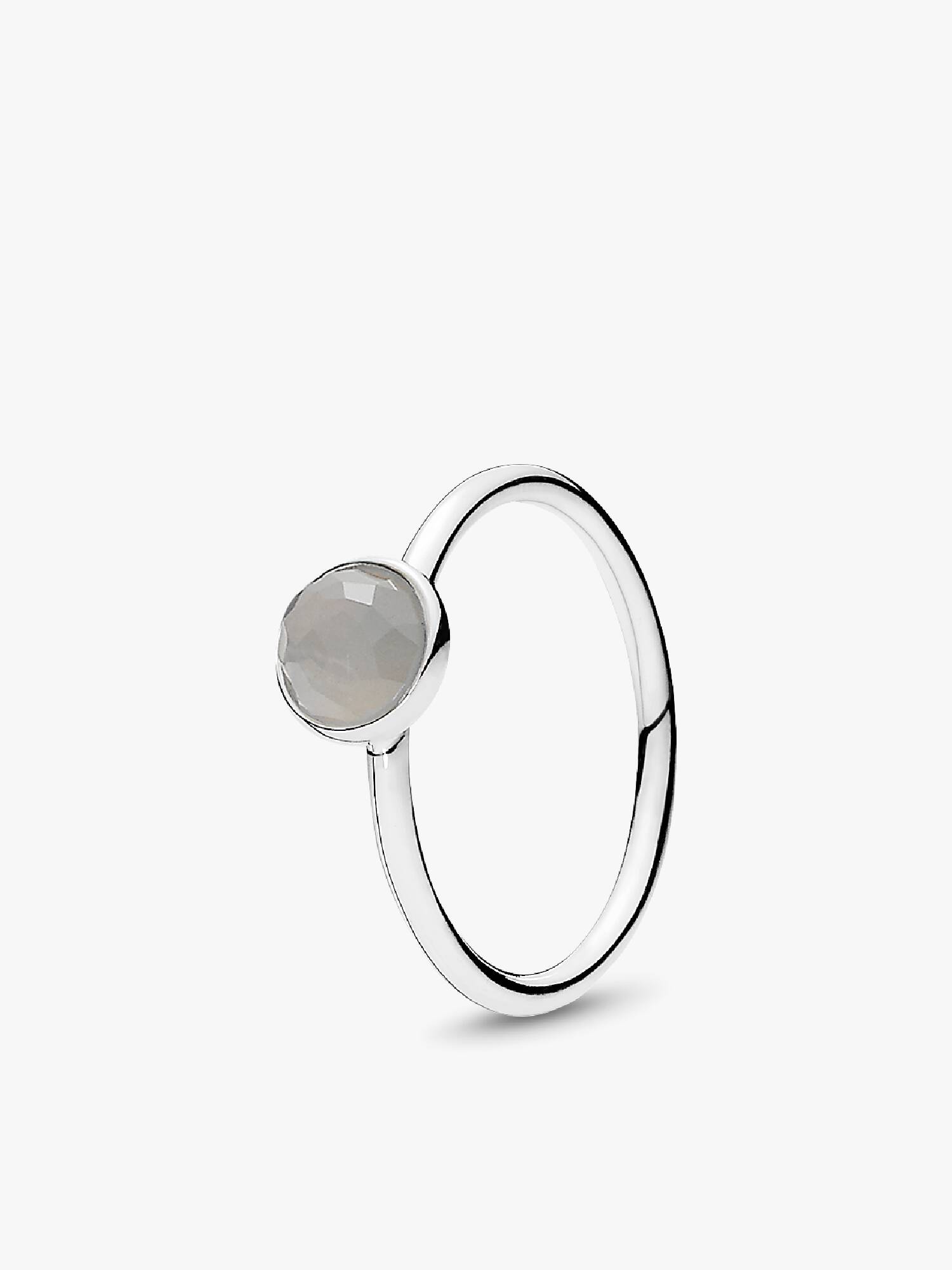 Anel June Droplet, Grey Luastone