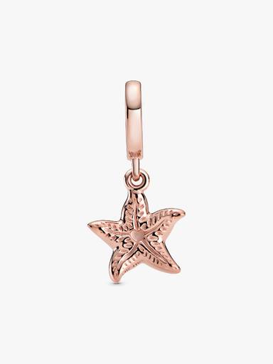 Charm Pendente Estrela de Mar Brilhante