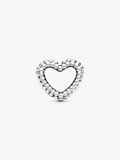 Charm Coração com Esferas
