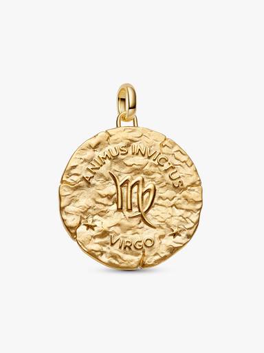 Charm Medalhão Maxi do Zodíaco do Signo de Virgem