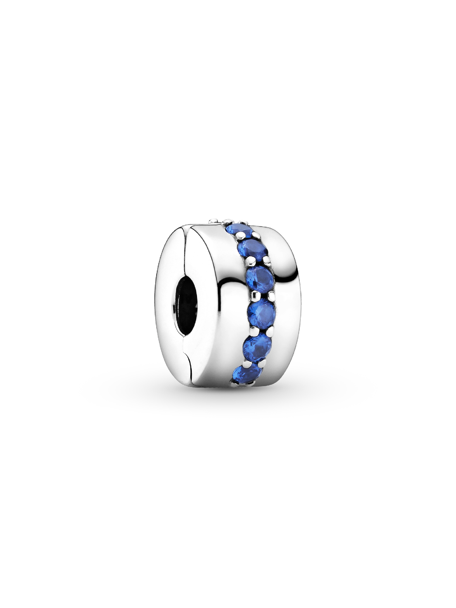 Charm Separador Fileira Azul Brilhante