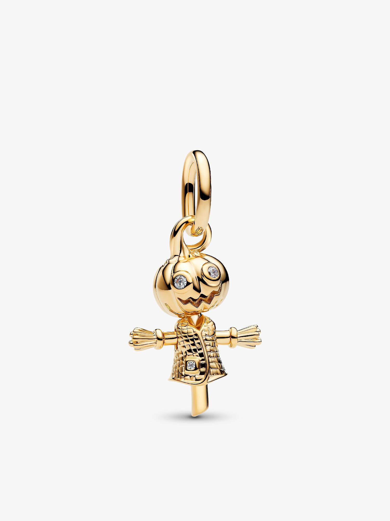 Charm Pendente de Espantalho de Abóbora