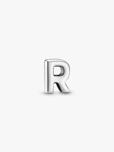 Letter R silver petite element