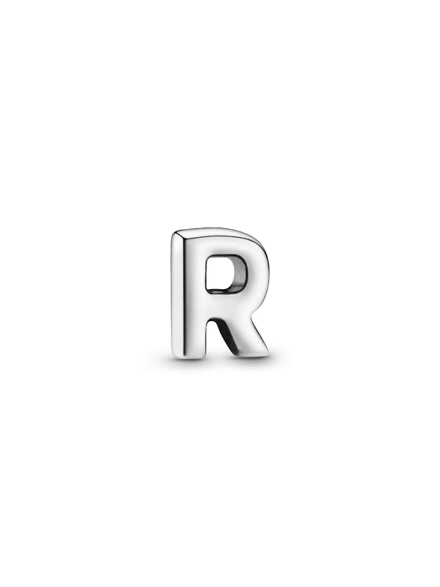 Letter R silver petite element