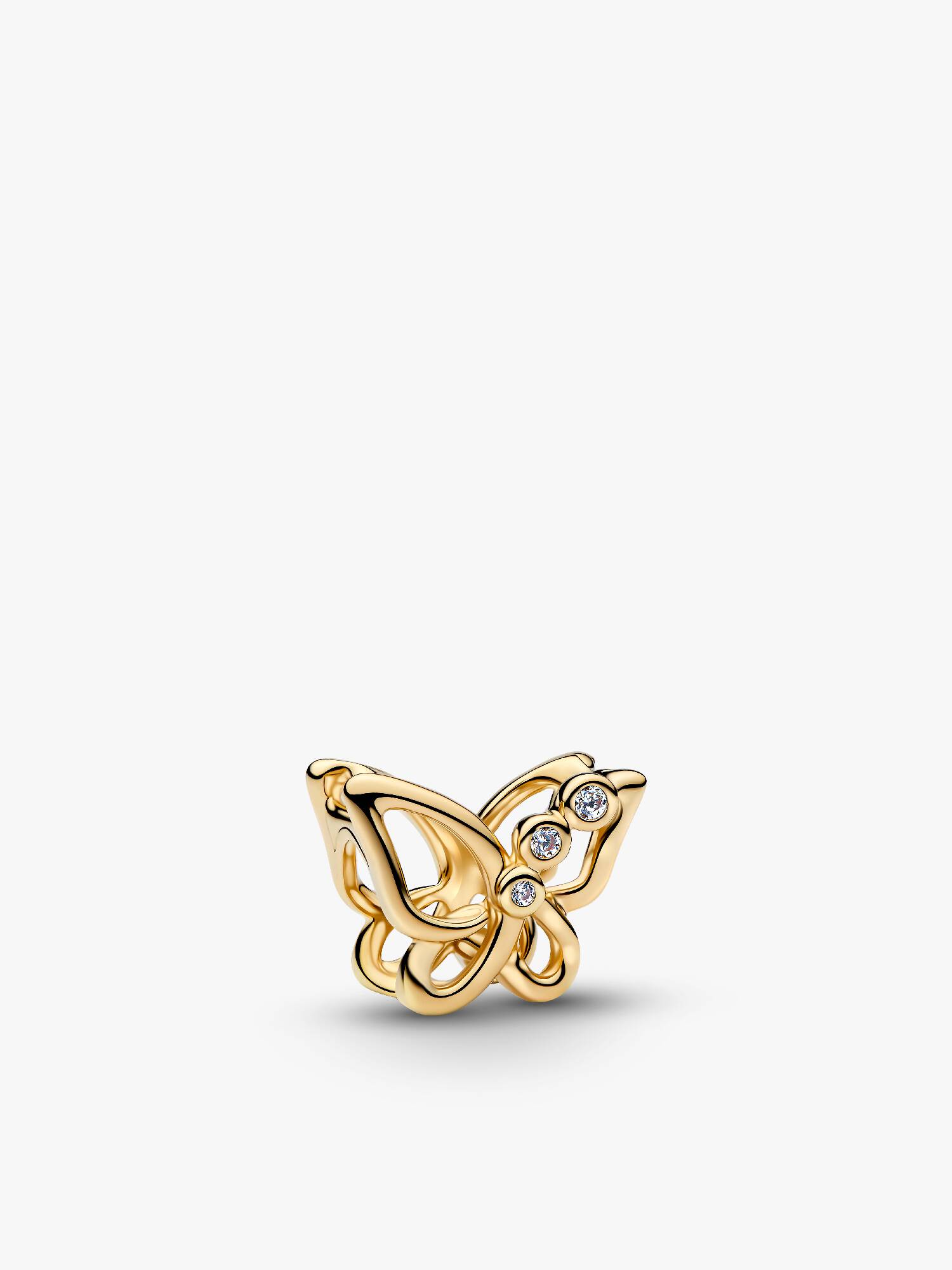 Charm rendado de borboleta.