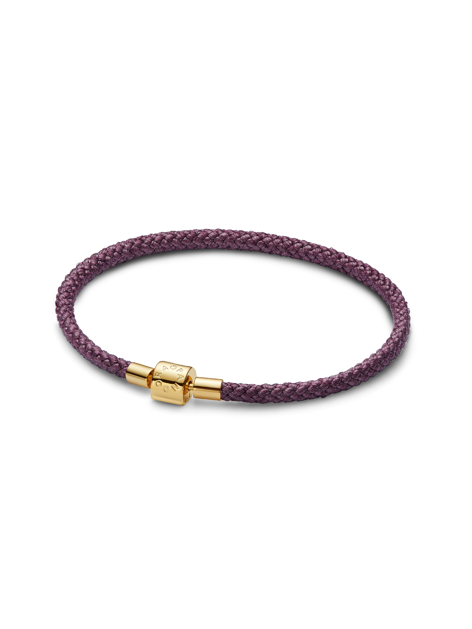 Pulseira de Cordão Roxo Brilhante