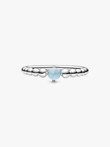 Anel Sky Azul Beaded