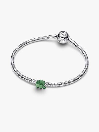 Mini Charm de Elefante Verde