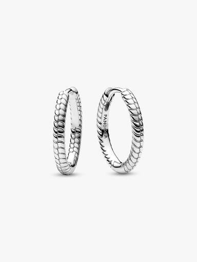 Brincos De Argola Para Charms Pandora Moments Pequeno