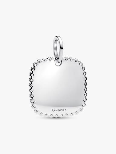 Pingente Placa Grabable Cuadrada