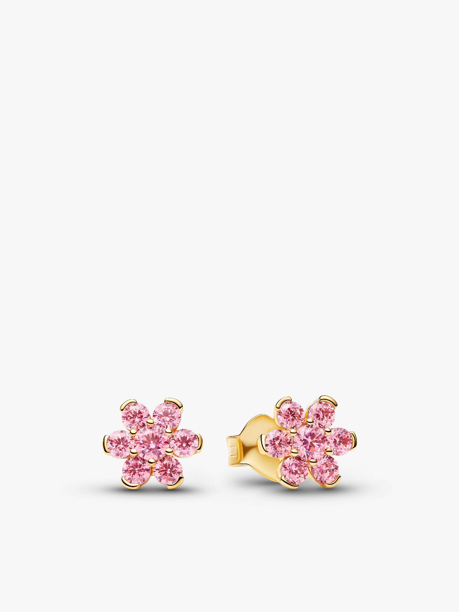 Brincos Petit Flor Cor-de-Rosa Brilhante