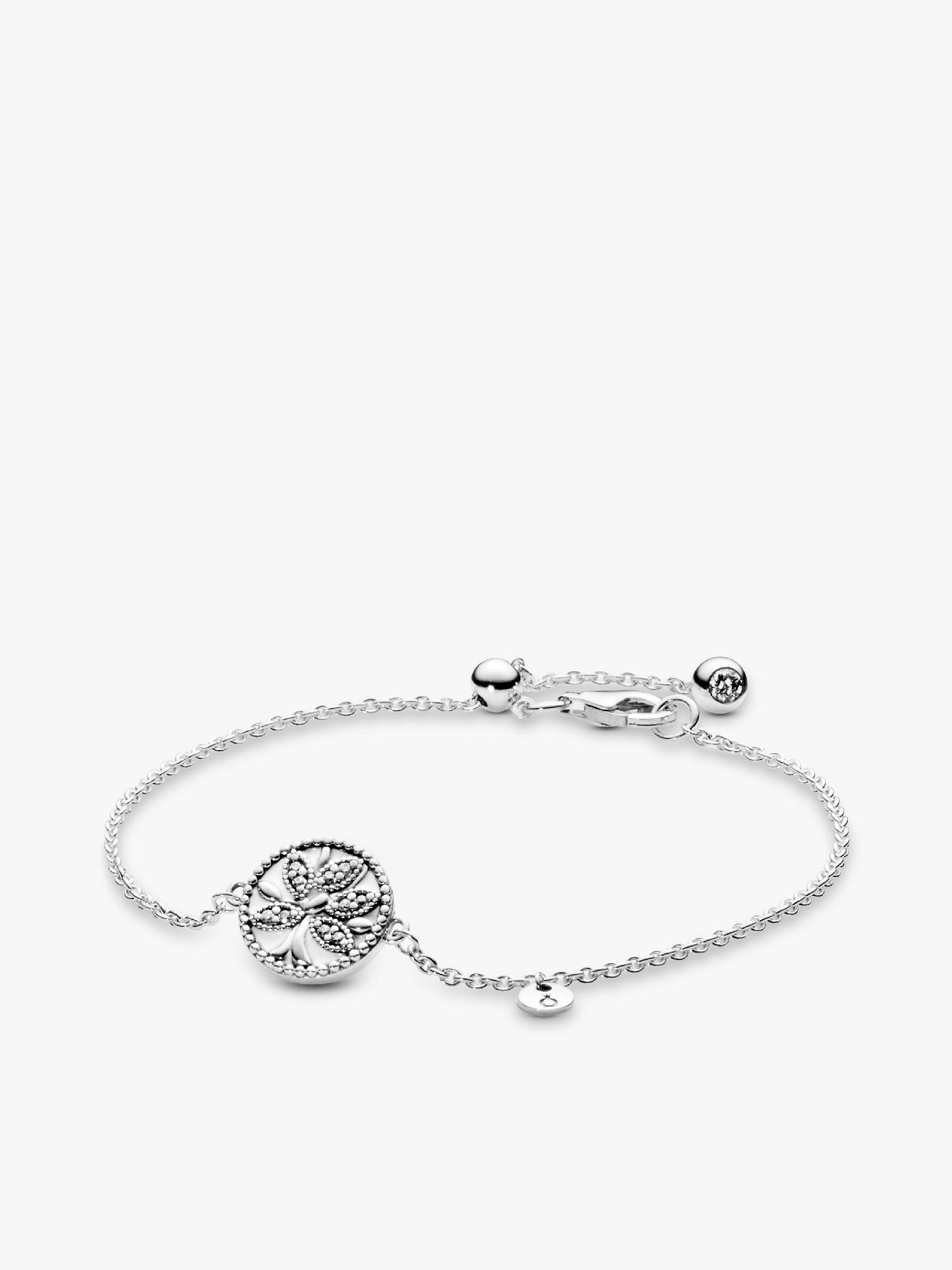 Pulseira Brilhante Árvore da Família com Fecho Deslizante