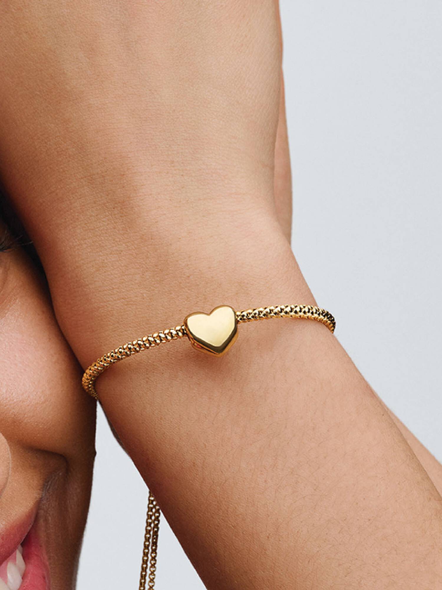 Charm de coração gravável Be Love