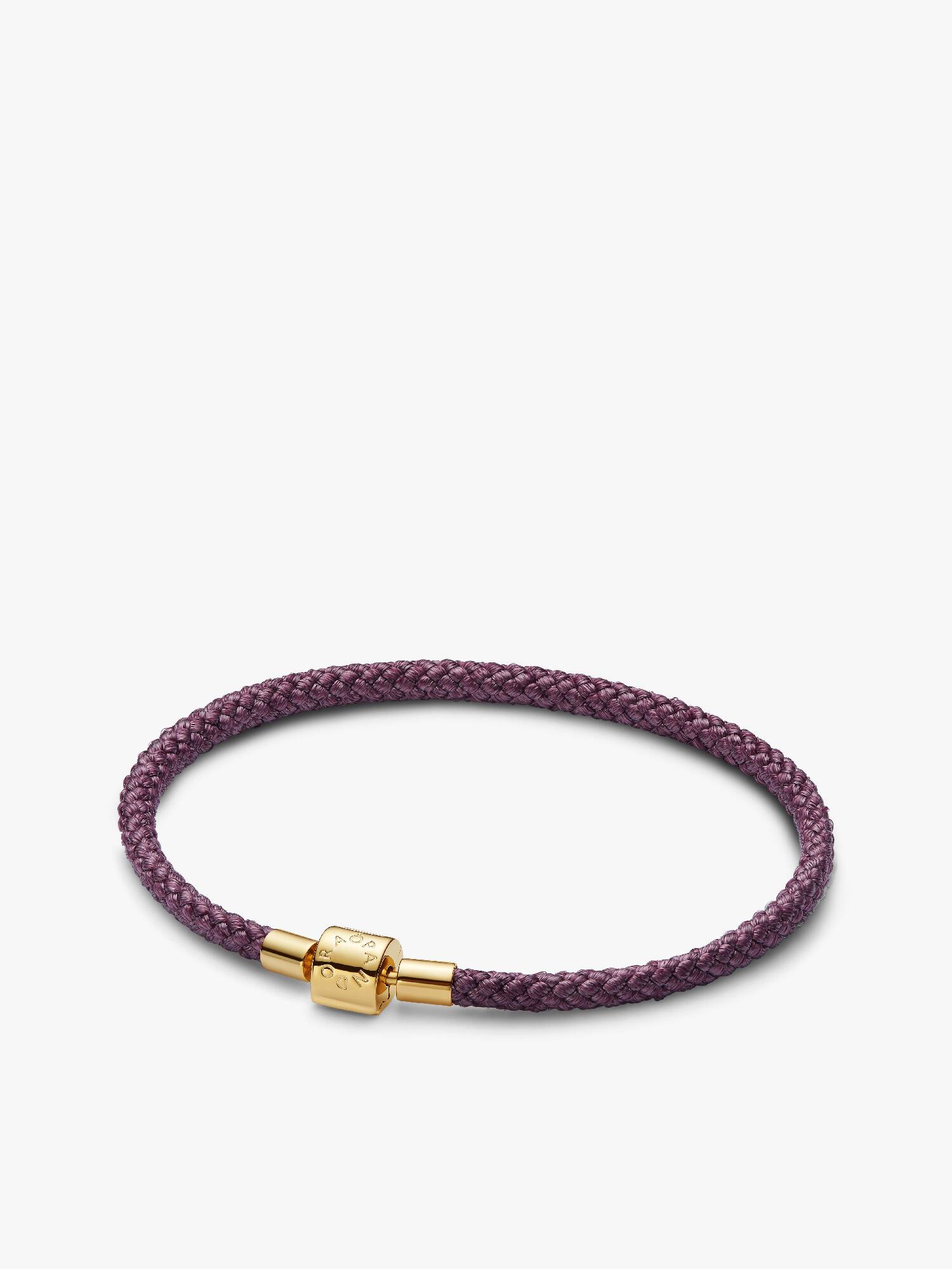 Pulseira de Cordão Roxo Brilhante