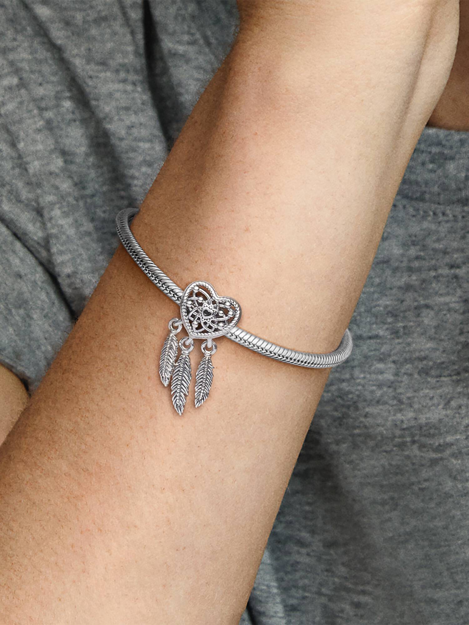 Charm Filtro dos Sonhos em Forma de Coração