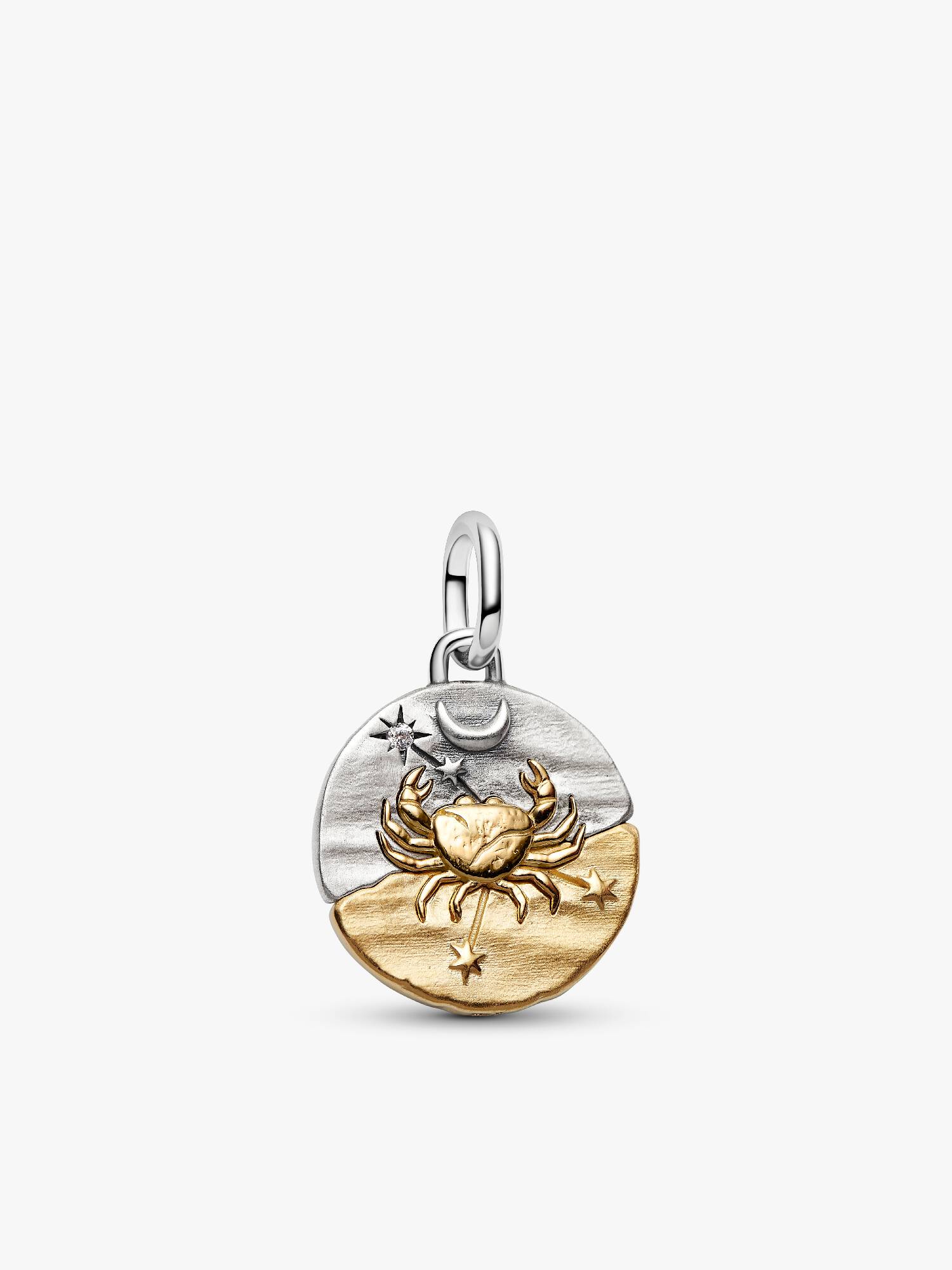 Charm Medalhão do Zodíaco do signo de Câncer
