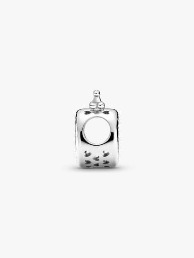 Crown O sterling silver charm
