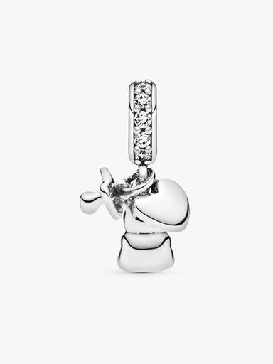 Charm pendente de urso de pelúcia para bebê