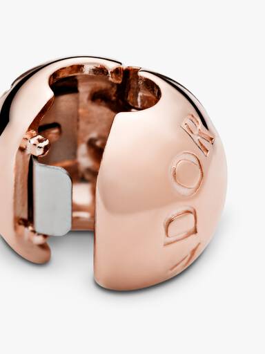 Logo PANDORA Rose clip