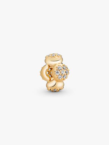 Modern LovePods PANDORA Shine spacer with clear cubic zirconia