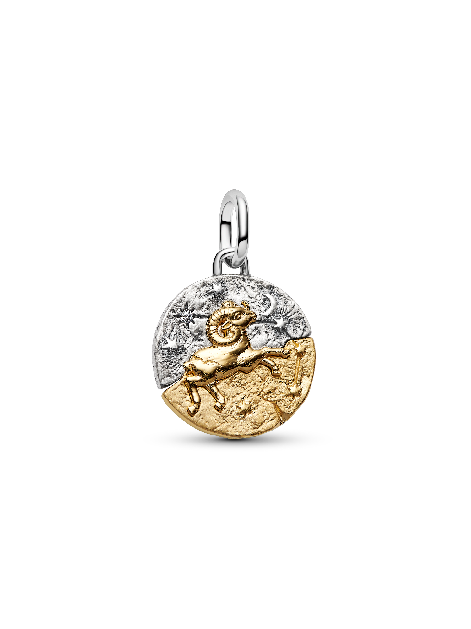 Charm Medalhão do Zodíaco do signo de Áries