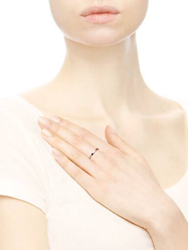 Anel Clássico Corações of Pandora, Pandora Rosa™