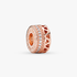 Hearts PANDORA Rose spacer with clear cubic zirconia Hearts PANDORA Rose spacer with clear cubic zirconia