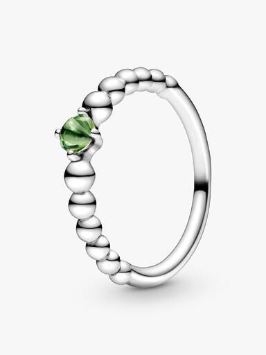Anel de Cuentas Verde Primavera