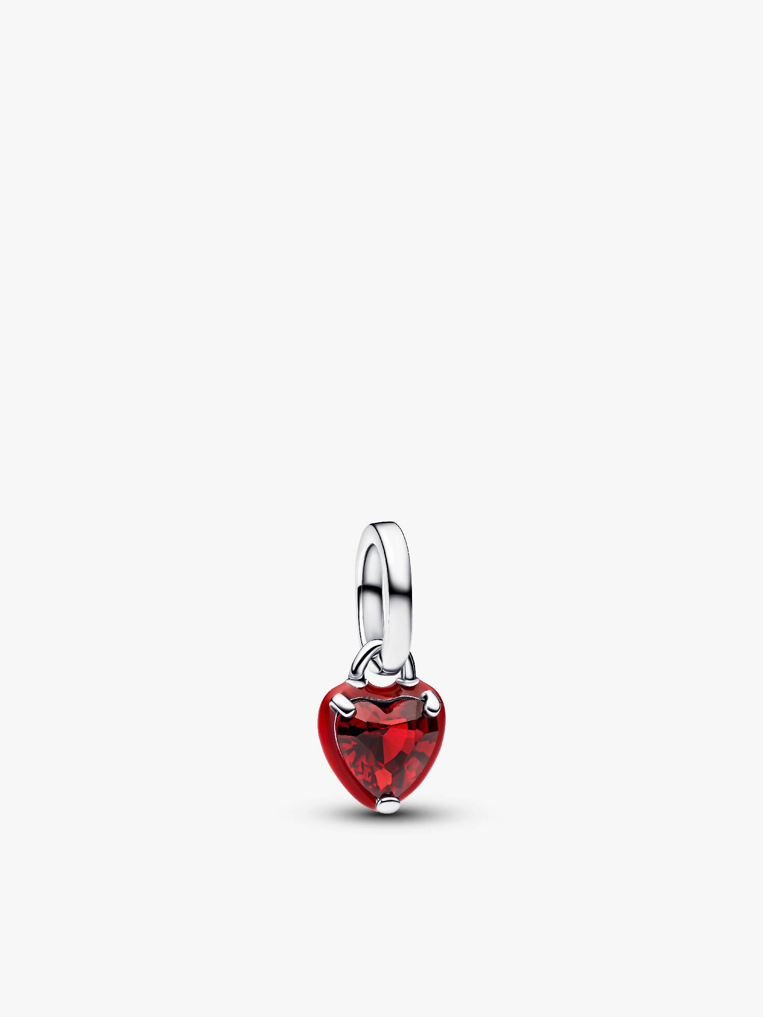 Mini Charm Pendente Coração Chakra Vermelho Pandora Me