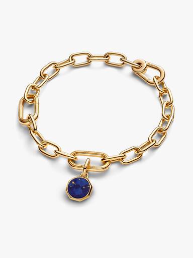 Mini Charm Medalhão Gravável Azul