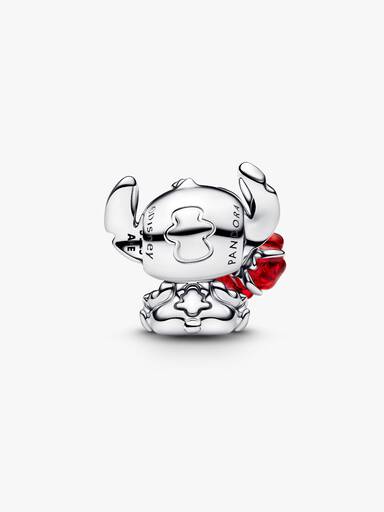 Charm de vidro de Murano Rose Stitch da Disney