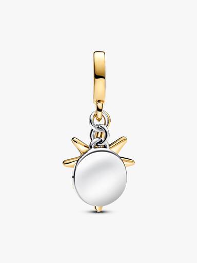 Charm Pendente Gravável Estrela do Norte com Diamante Cultivado em Laboratório