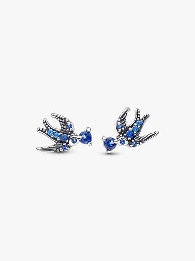 Brincos de botão Golondrina Brilhante
