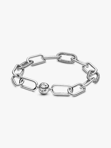Pulseira Corrente de Elos Medianos com Fecho Esférico Pandora ME
