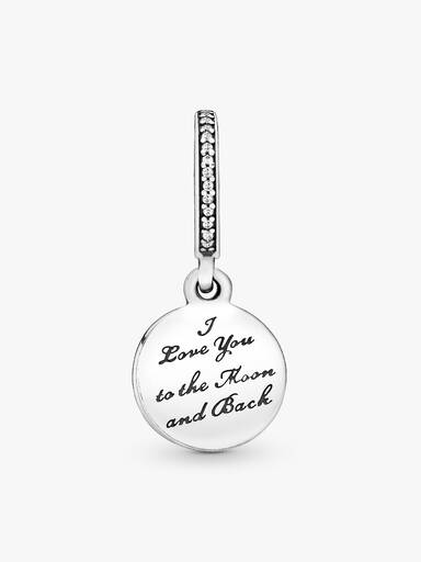 Charm Pendente da Lua e do Céu Azul