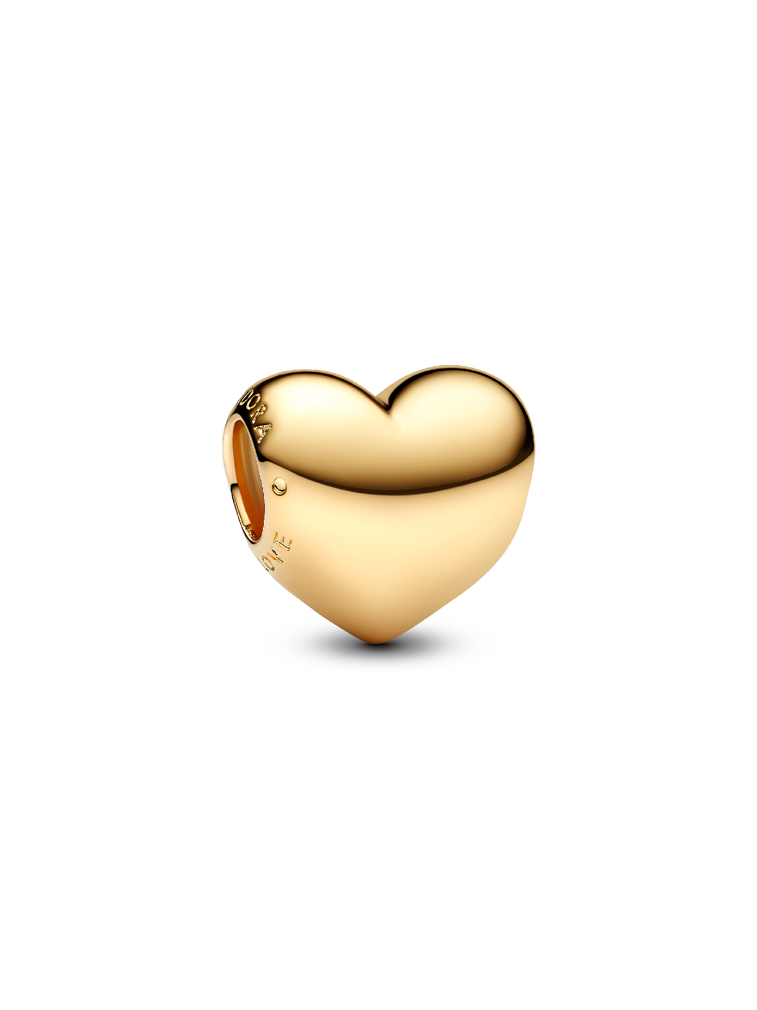 Charm de coração gravável Be Love